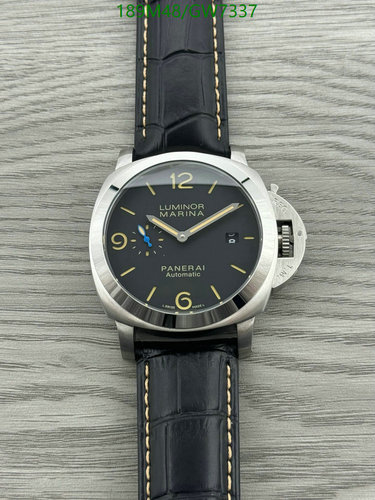 Panerai Luminor Marina Automatic Watch - 44mm Stainless Steel & Leather