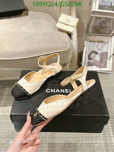 Chanel Women's Slingback Shoes in Sheepskin & Leather, EU Size 34-42