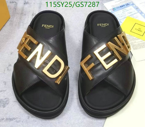 Fendi Women's Crossover Strap Sandals with Gold-Tone Logo Detailing