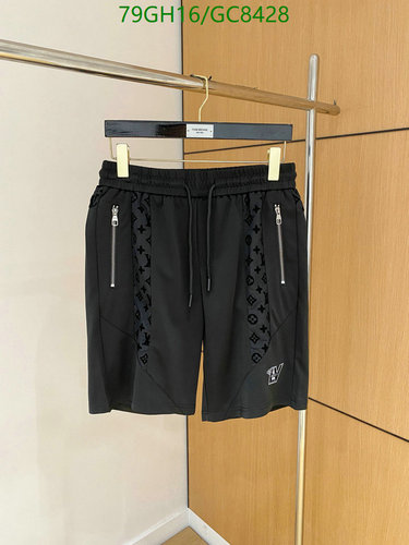 Louis Vuitton Men's Monogram Casual Cotton Shorts with Zipper Pockets 3 Louis Vuitton Men's Monogram Casual Cotton Shorts with Zipper Pockets