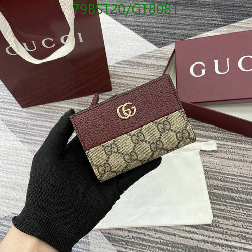 Gucci GG Marmont Bi-Fold Wallet - Compact & Stylish Leather Card Holder