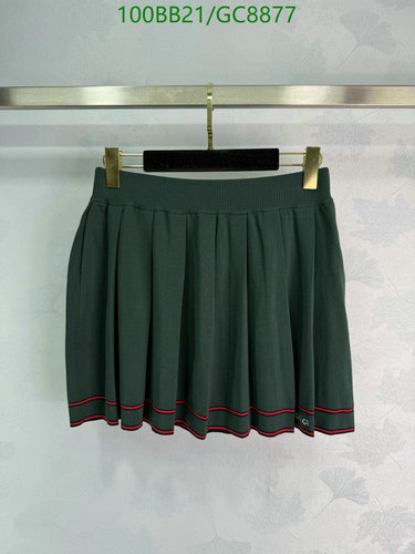 Gucci Women's Pleated Wool Mini Skirt - Elegant & Comfortable Design