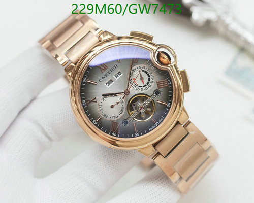 Cartier Automatic Mechanical Watch - Rose Gold Stainless Steel and Mineral Glass