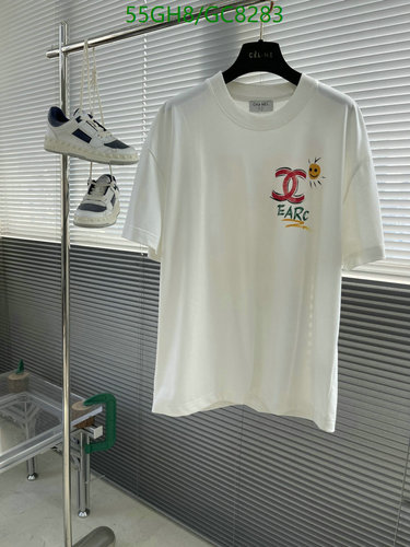 Chanel Women's Cotton T-Shirt with Graphic Print - Stylish & Comfortable