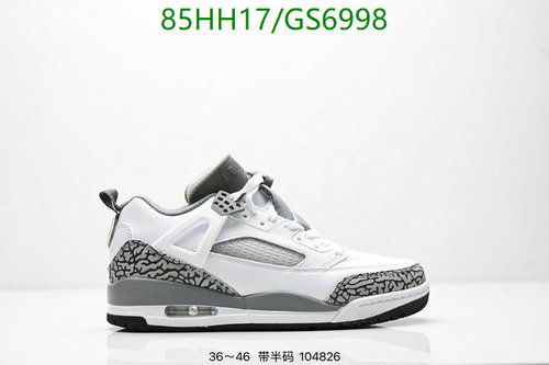Air Jordan Retro 3 GS6998 Unisex Genuine Leather Sneakers for Everyday Wear