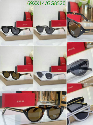 Prada Cat-Eye Sunglasses for Women - Stylish UV Protection Eyewear