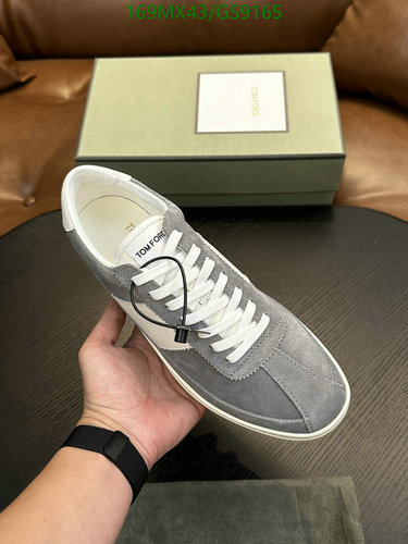 Tom Ford Men's Luxury Low-Top Sneakers - Premium Cowhide Leather Shoes