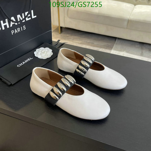 ALAIA Women's White Leather Mary Jane Flats with Studded Strap