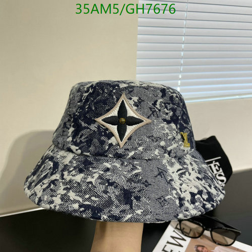 Louis Vuitton Reversible Monogram Denim Bucket Hat - Stylish & Versatile Headwear