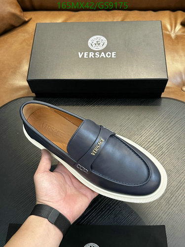 Versace Men's Luxurious Cowhide Loafers - Superior Comfort & Style