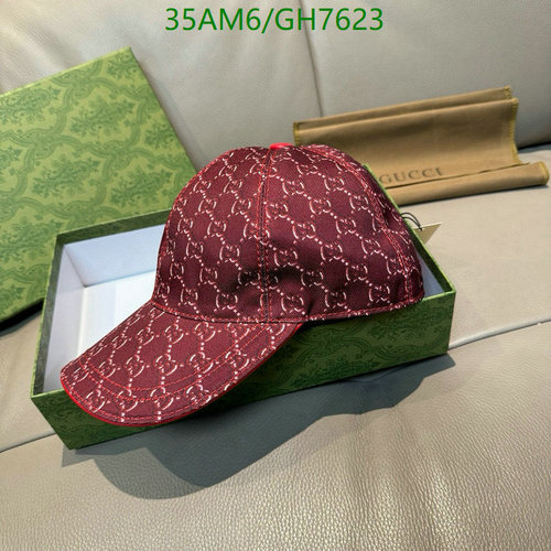 Gucci GG Monogram Baseball Cap in Burgundy - Stylish & Adjustable