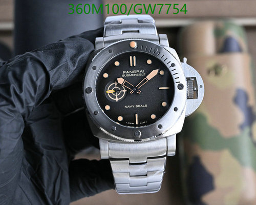 Panerai Submersible Navy Seals Watch - 47mm Stainless Steel Automatic