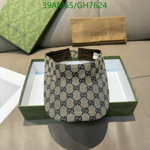 Gucci GG Canvas Visor Hat - Classic Designer Sun Protection Cap