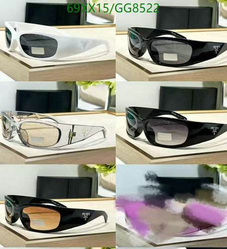 Prada Sporty Wrap-Around Sunglasses - Sleek Design & UV Protection