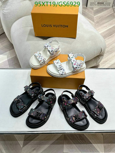 Louis Vuitton Women's Monogram Sandals - Sheepskin & Cowhide Comfort