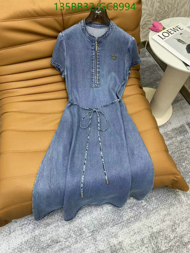 Chic Denim Short Sleeve Dress for Women - Elegant & Comfortable Casual Wear