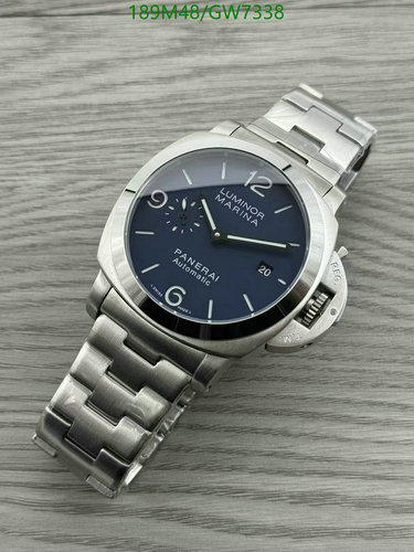 Panerai Luminor Marina Automatic Watch - 44mm Stainless Steel Blue Dial