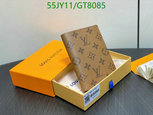 Louis Vuitton Compact Wallet in Monogram Canvas - Elegant & Durable