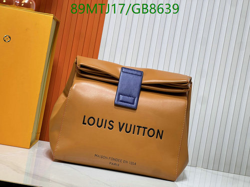Louis Vuitton Stylish Clutch Bag - Genuine Leather, Versatile Fashion Accessory