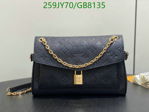 Louis Vuitton Empreinte Pochette Metis Handbag - Black Leather Shoulder Bag