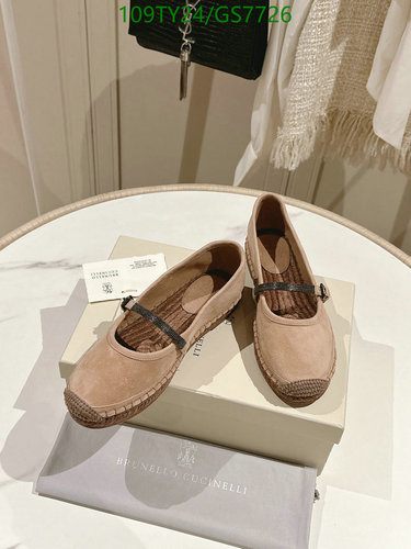 Brunello Cucinelli Women's Cowhide Espadrille Flats - Elegant & Comfortable