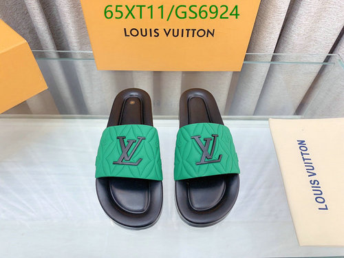 Louis Vuitton Unisex Green Quilted Monogram Archlight Flat Comfort Slides