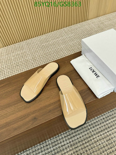 Loewe Women's Transparent Strap Flat Sandals - Stylish & Comfortable Sliders