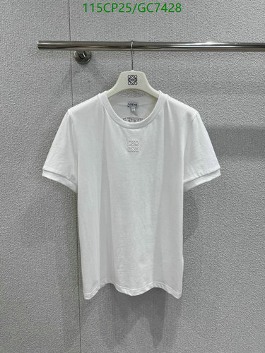 Loewe Anagram Embroidered Crewneck T-Shirt - Comfortable Cotton Tee for Everyday