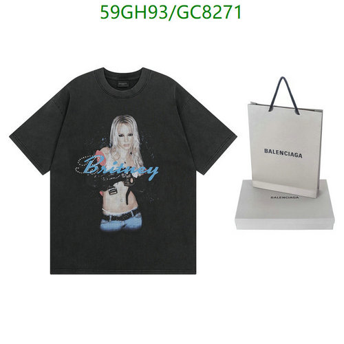 Balenciaga Britney Spears Print Cotton T-Shirt - Limited Edition