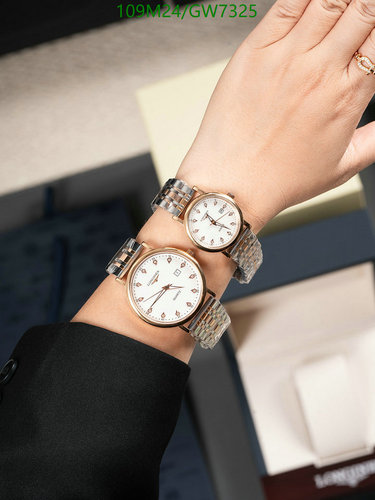 Longines Elegant Collection Quartz Watch, Stainless Steel & Rose Gold Tone