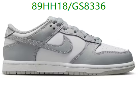 Nike Women's Dunk Low GS 'Grey White' Sneakers - Style & Comfort Combined