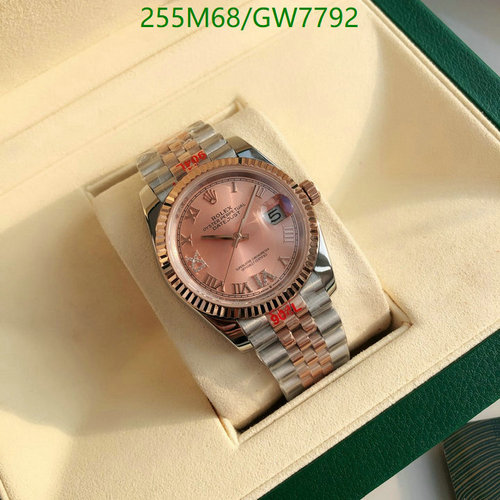 Rolex Oyster Perpetual Datejust Automatic Watch - 36mm Stainless Steel, Pink Dial