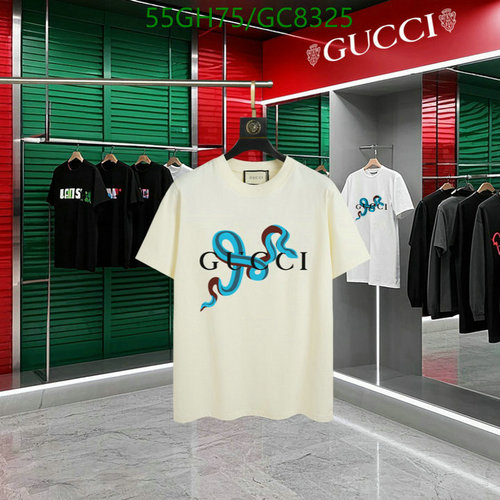 Gucci Men's Cotton T-Shirt with Iconic Snake Print - Premium Comfort & Style 7 Gucci Men's Cotton T-Shirt with Iconic Snake Print - Premium Comfort & Style