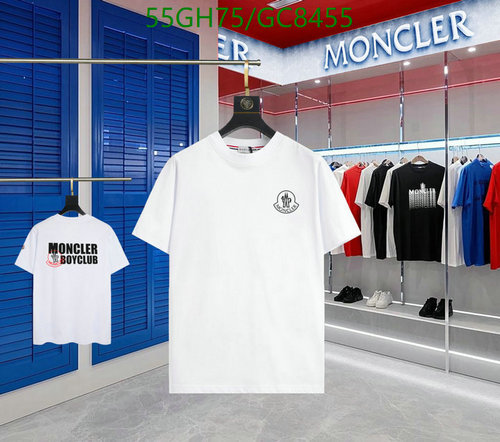 Moncler Men's Classic Logo Patch Cotton T-Shirt - Premium Comfort & Style