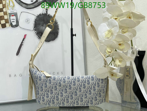 Dior Saddle Bag: Elegant Canvas and Leather Shoulder Bag for Everyday Chic