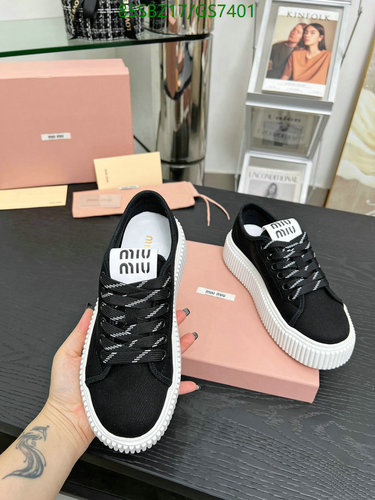 Miu Miu Women's Denim Platform Sneakers - Stylish & Comfortable Everyday Shoes