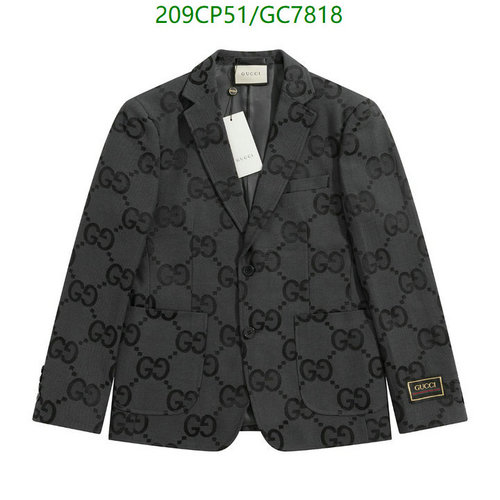 Gucci Men's All-Over GG Monogram Blazer Jacket - Sophisticated & Stylish