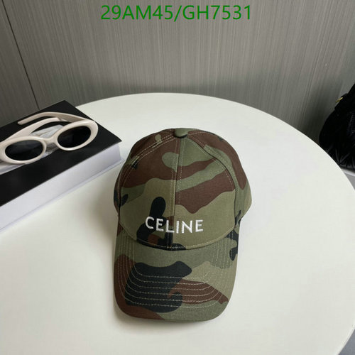Celine Camouflage Baseball Cap - Stylish & Adjustable Outdoor Hat