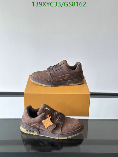Louis Vuitton Unisex LV Trainer Sneakers - Luxurious Cowhide Leather Brown