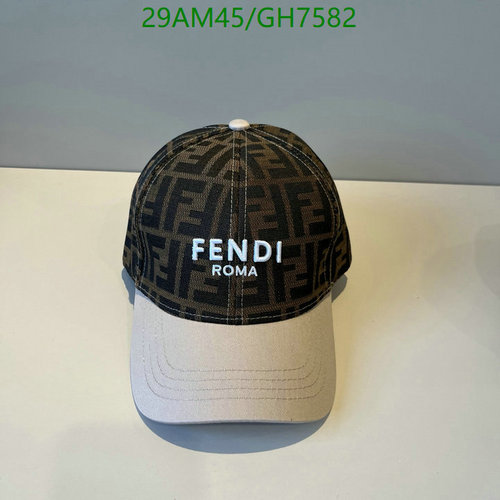 Fendi FF Motif Baseball Cap for Men & Women - Stylish Designer Hat