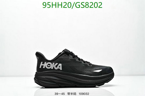 Hoka Men's All-Black Running Shoes - Comfortable & Stylish Athletic Footwear