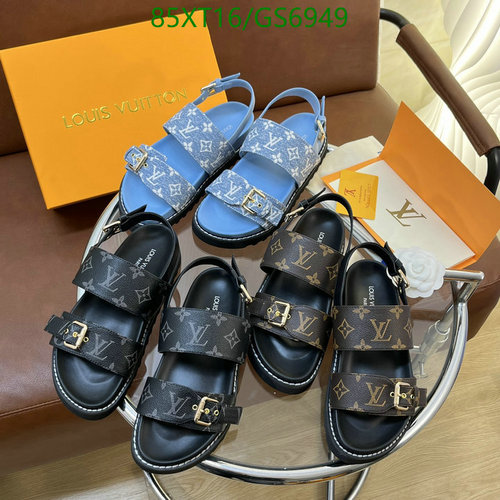 Louis Vuitton Women's Platform Sandals - Luxurious Sheepskin & Cowhide Comfort