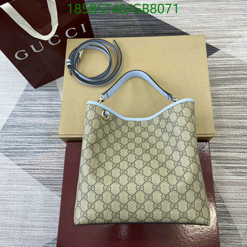 Gucci GG Supreme Small Tote Bag with Detachable Shoulder Strap