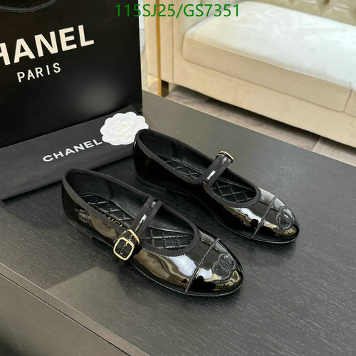 Chanel Women's Classic Patent Leather Mary Jane Flats with Buckle