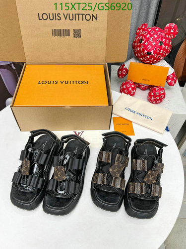Louis Vuitton Women's Cowhide Platform Sandals - Stylish & Comfortable EU35-42