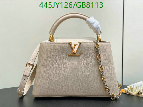 Louis Vuitton Capucines MM Handbag - Genuine Leather Top Handle & Shoulder Bag 6 Louis Vuitton Capucines MM Handbag - Genuine Leather Top Handle & Shoulder Bag