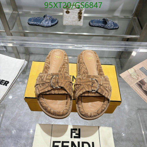 Fendi Women's Sheepskin Slides - Comfortable & Stylish EU35-46