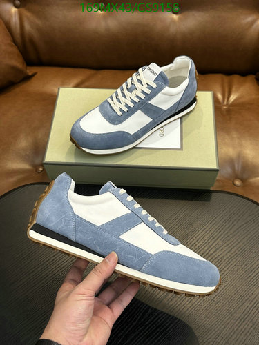 Tom Ford Men's Suede & Canvas Casual Sneakers - Stylish and Comfortable