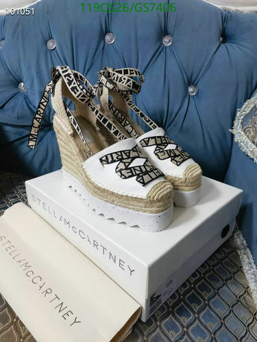 Stella McCartney Women's Espadrille Platform Wedges - Sheepskin, 13CM Heel