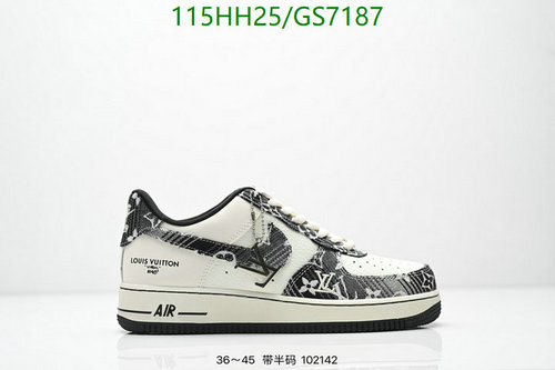 Louis Vuitton x Nike Air Force 1 Low Monogram White Sneakers